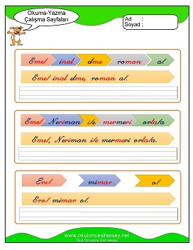 m sesi Grubu Çalışma Sayfaları